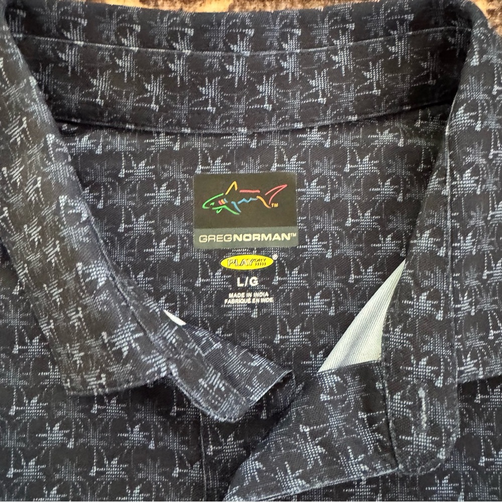 Greg Norman Collection Dark Blue Polo Shirt - Picture 2 of 5